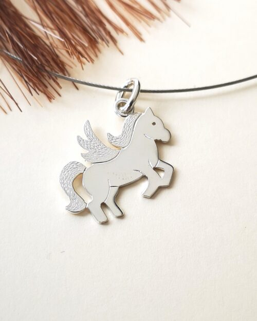 Sterling silver "Pegasus"pendant